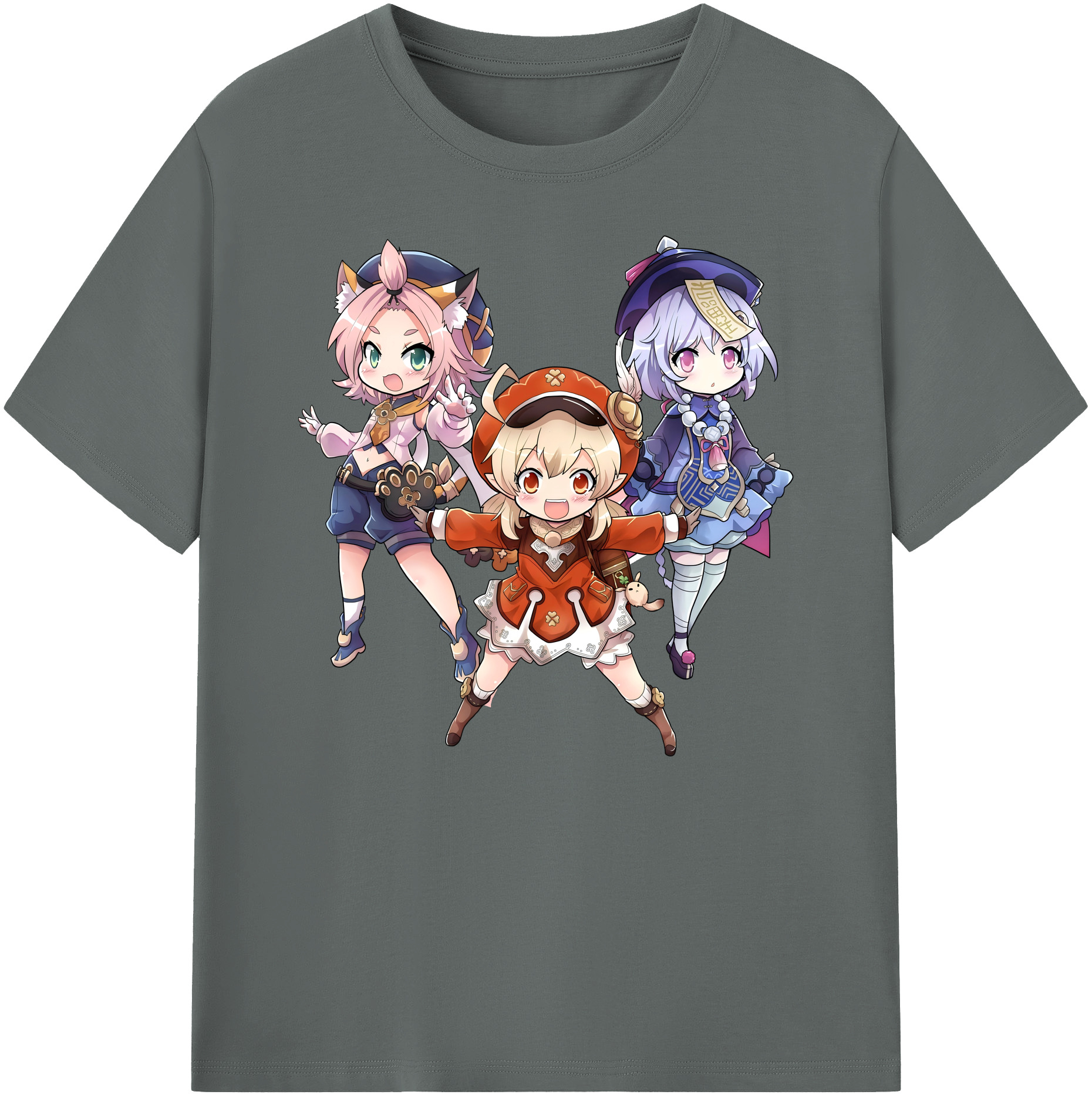 げんし神 七七 なな  genshin Nana 綿100％ メンズ半袖Tシャツ｜肌触りやわらか＆通気性